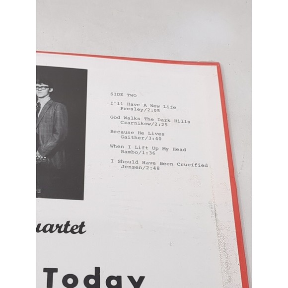 The Crusaders Quartet Getting ready Today Southern Gospel Vinyl Record VTG NEW - Picture 6 of 8